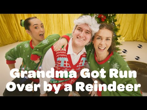 おばあちゃんがトナカイにひかれた？簡単な振り付けでクリスマスダンスを！?? (Grandma Got Runover By a Reindeer ? Christmas Dance with Easy Choreography! ??)