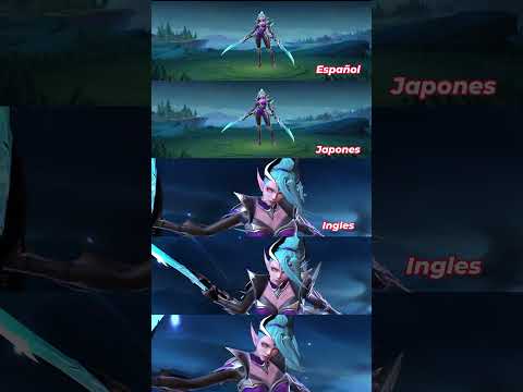 "  Karina " Doblajes Sorprendentes: Voces en Varios Idiomas en Mobile Legends" #shorts 😍