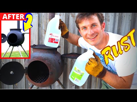 Easily RESTORE a RUSTY Wood Stove