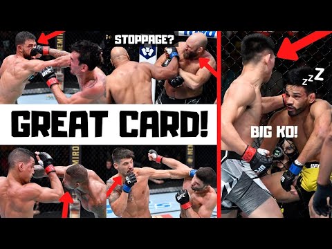 UFC Vegas 42 Event Recap Holloway vs Rodriguez Full Card Reaction & Breakdown