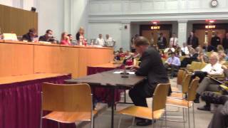 Rep. Marty Walsh Testifying for National Background Check Bill