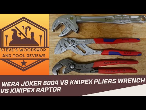 Testing the Wera Joker 6004 vs Knipex pliers wrench vs Knipex Raptor
