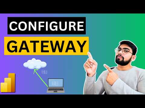 How to configure Gateway Connection in Power BI Service