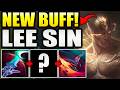 THIS NEW BUFF JUST MADE LEE SIN JUNGLE BROKEN