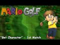 Slim Plays Mario Golf N64 Get Character 1st Match Luigi