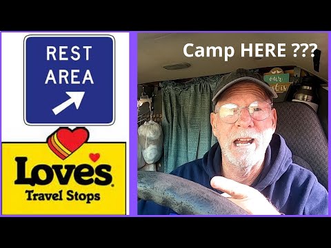 Where To Overnight Camp? Part Two: Rest Areas and Truck Stops