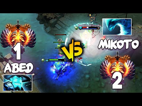10k MMR RANK 1 Abed Storm Spirit vs 10k MMR RANK 2 Mikoto Morphling - EPIC MID Battle Dota 2