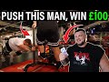 Push this man, WIN £100! | MAXING OUT EVERY LEG MACHINE IN THE GYM