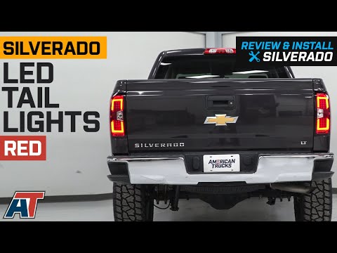 2014-2018 Silverado 1500 LED Tail Lights - Red Review & Install