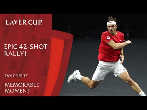 Taylor Fritz Wins 42-Shot Rally! | Laver Cup 2025