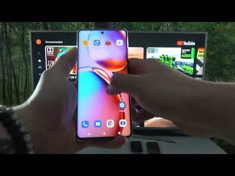 How to Cast YouTube App from Motorola Moto X40 to TV?