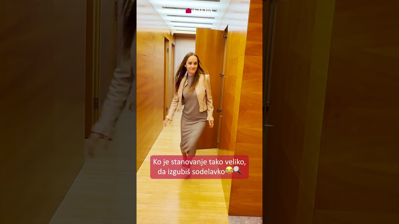 Ko je stanovanje tako veliko, da izgubiš sodelavko
