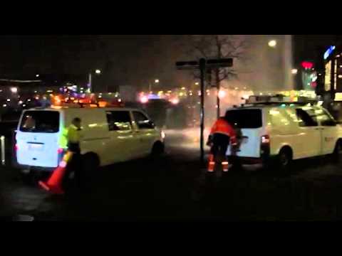 Se vattenpelaren i centrala Göteborg