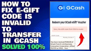 How To Fix E-Gift Code is Invalid To Transfer in GCash | Redeem Microsoft Rewards Points