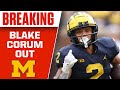 Michigan RB Blake Corum (Knee) OUT for rest of season | CBS Sports HQ