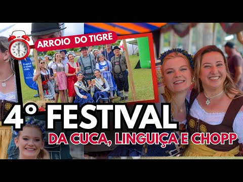 ARROIO DO TIGRE:  Desfile Temático do 4º Festival da Cuca, Linguiça e Chopp