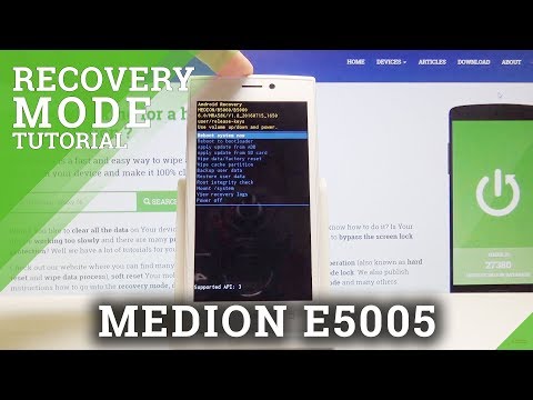 How to Activate Recovery Mode in MEDION E5005 - Secret Recovery Menu