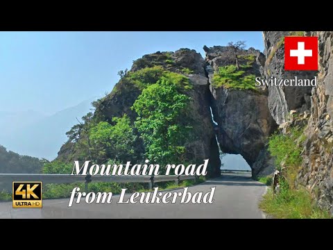 Narrow Mountain Roads of Switzerland: from Leukerbad to Varen