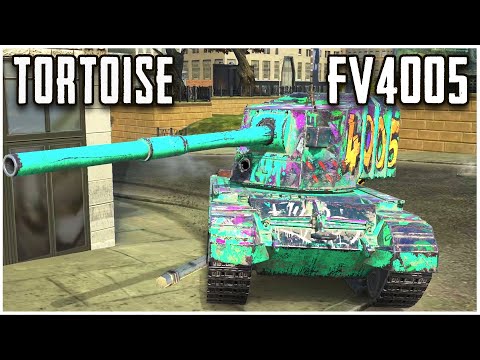 Tortoise & FV4005 OVERKILL WoT Blitz | Gameplay Episode