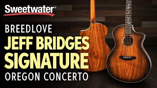 Video thumbnail for Breedlove Jeff Bridges Signature Oregon Concerto CE Acoustic Guitar Demo by Sweetwater