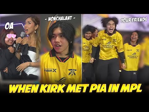 WHAT!? MOST KILIG INTERVIEW in MPL! 😂😍 WHEN KIRK MET PIA [ENG SUB]
