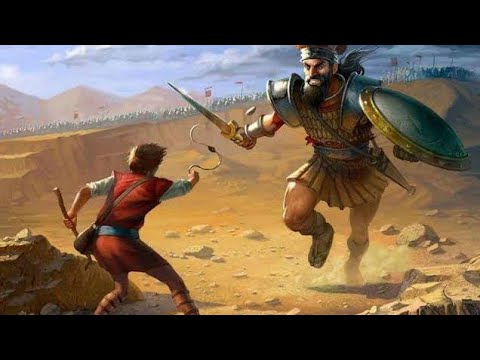 David's Triumph over Goliath(1 Samuel 17:45-52) x Slide de treme melodica v2