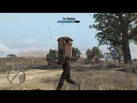 Red Dead Redemption - Pestilence: Scare Crows From Silo Deadeye Gameplay (Corn Remaining)