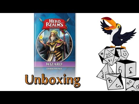 Hero Realms Wizard Character Pack Unboxing