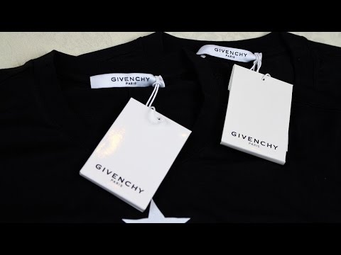 Real vs Fake Givenchy Tshirt Guide | Authentic vs Replica Givenchy Video