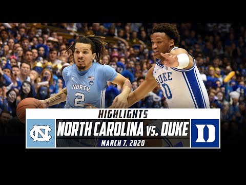 ノースカロライナ対12位デュークのバスケットボールハイライト（2019-20）｜スタジアム (North Carolina vs. No. 12 Duke Basketball Highlights (2019-20) | Stadium)