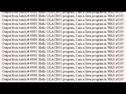 WAS zOS Demo 5   WebSphere Optimized Local Adapters