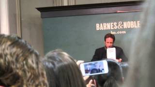 Bree Sharp singing, &quot;David Duchovny&quot; at in store book signing with David 2-11-15