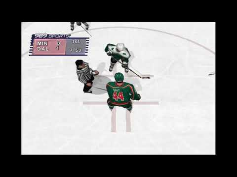 NHL FaceOff 2001 (PS2): Dallas Stars vs Minnesota Wild