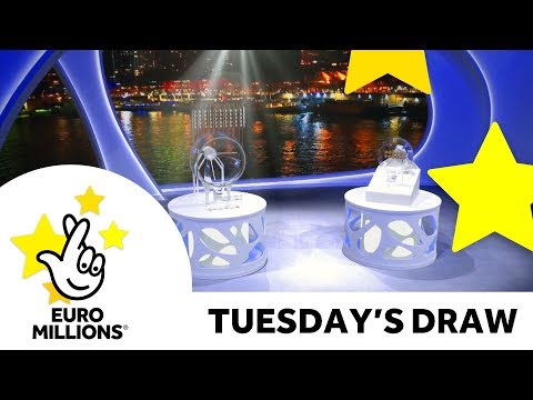 The National Lottery Tuesday ‘EuroMillions’ draw results from 16th October 2018.