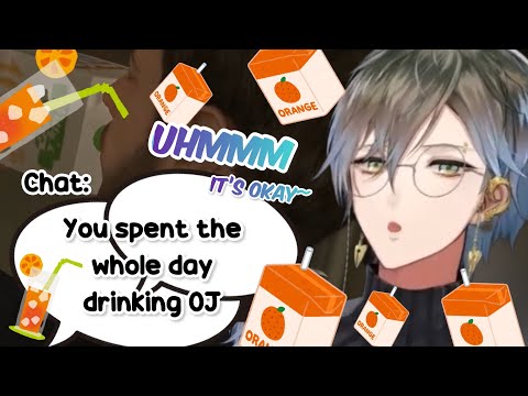 Ike spent all day for orange juice