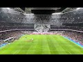 (HD) Roof Closed - Real Madrid Anthem, Players’ Entrance, Fan Mosaic - Incredible Noise & Atmosphere