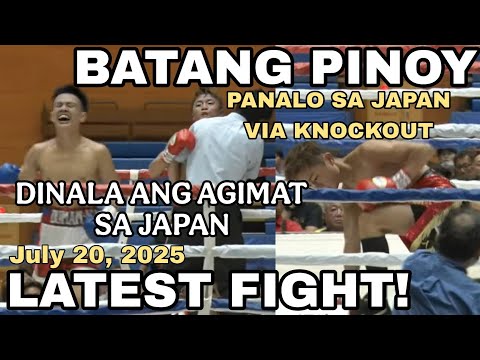 LATEST FIGHT! July 2025 l BATANG may agimat panalo ng knockout sa Japan