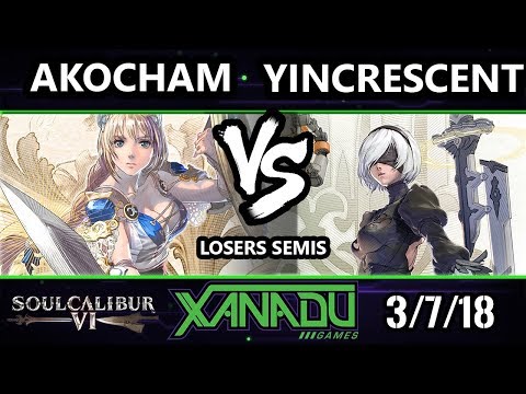 F@X 292 Soul Calibur VI - akocham (Sophitia) Vs. YINCRESCENT (2B) - SCVI Losers Semis
