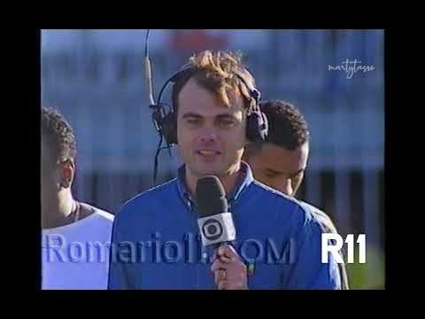 Romário faz 2 Gols 13-05-2000 Vasco 6 x 1 Olaria Taça Rio 2000 + Entrevista pré-jogo e com Dona Lita
