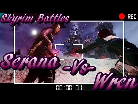 Skyrim Battles - Wren vs Deadlier Serana [Legendary Settings]