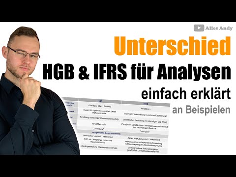What is the difference between HGB and IFRS as a source of information?