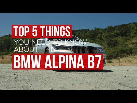 5 things you need to know about the BMW Alpina B7