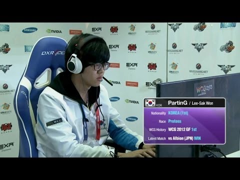 WCG2013 Stage A : StarcraftII - PartinG vs Sen
