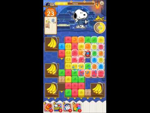 Snoopy Puzzle Journey Night Mode Level 134 - NO BOOSTERS 🐶🧩🧳 | SKILLGAMING ✔️