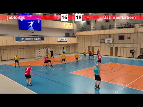 Handball Jablonec - HK Chemička Ústí nad Labem - sestřih utkání