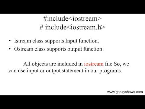 3 Why do we use iostream and namespace in C Programming Hindi