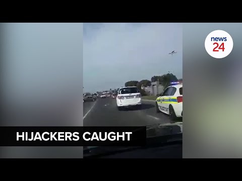 WATCH | Three alleged hijackers apprehended after high-speed chase and shootout in Cape Town