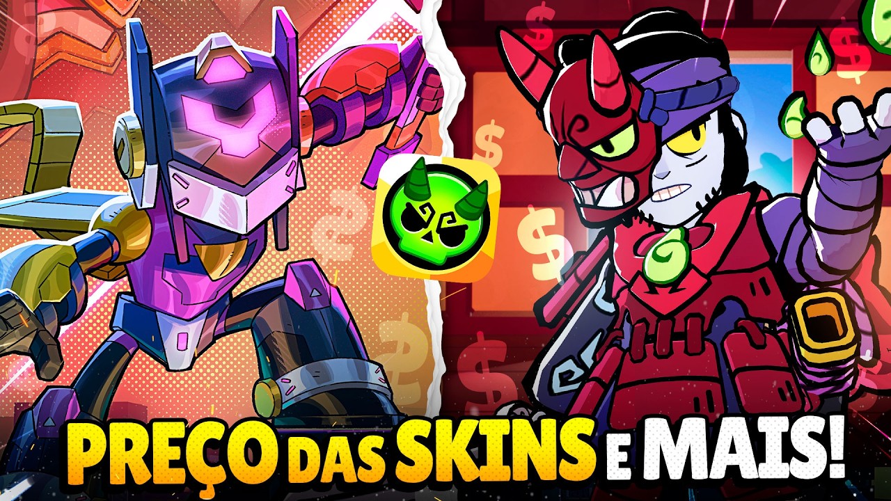REVELANDO o PREÇO das SKINS e TUDO sobre a NOVA ATUALIZAÇÃO do BRAWL STARS!