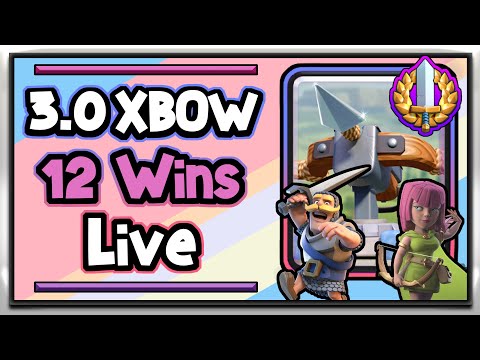 3.0 Xbow 12 Win Grand Challenge ft. Michifu — Clash Royale