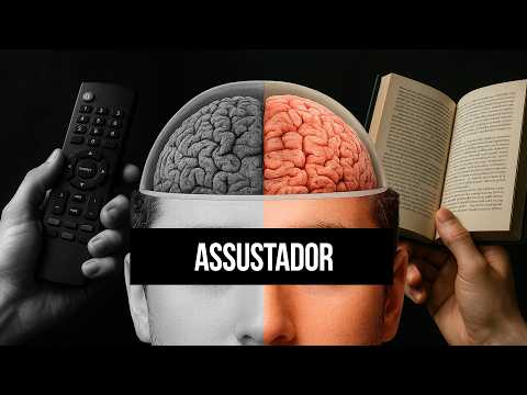 O impacto assustador de ler livros VS assistir TV no cérebro